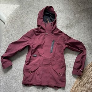 Holden outerwear snowboard jacket, size small
